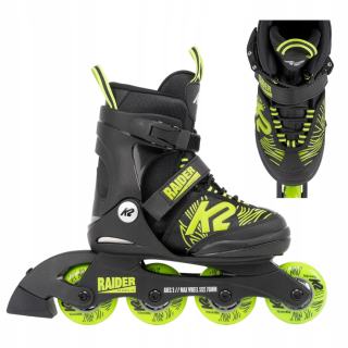 K2 Raider detské korčule čierne 32-37(M)